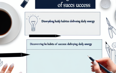 Scopri le Abitudini di Successo per Energia Quotidiana